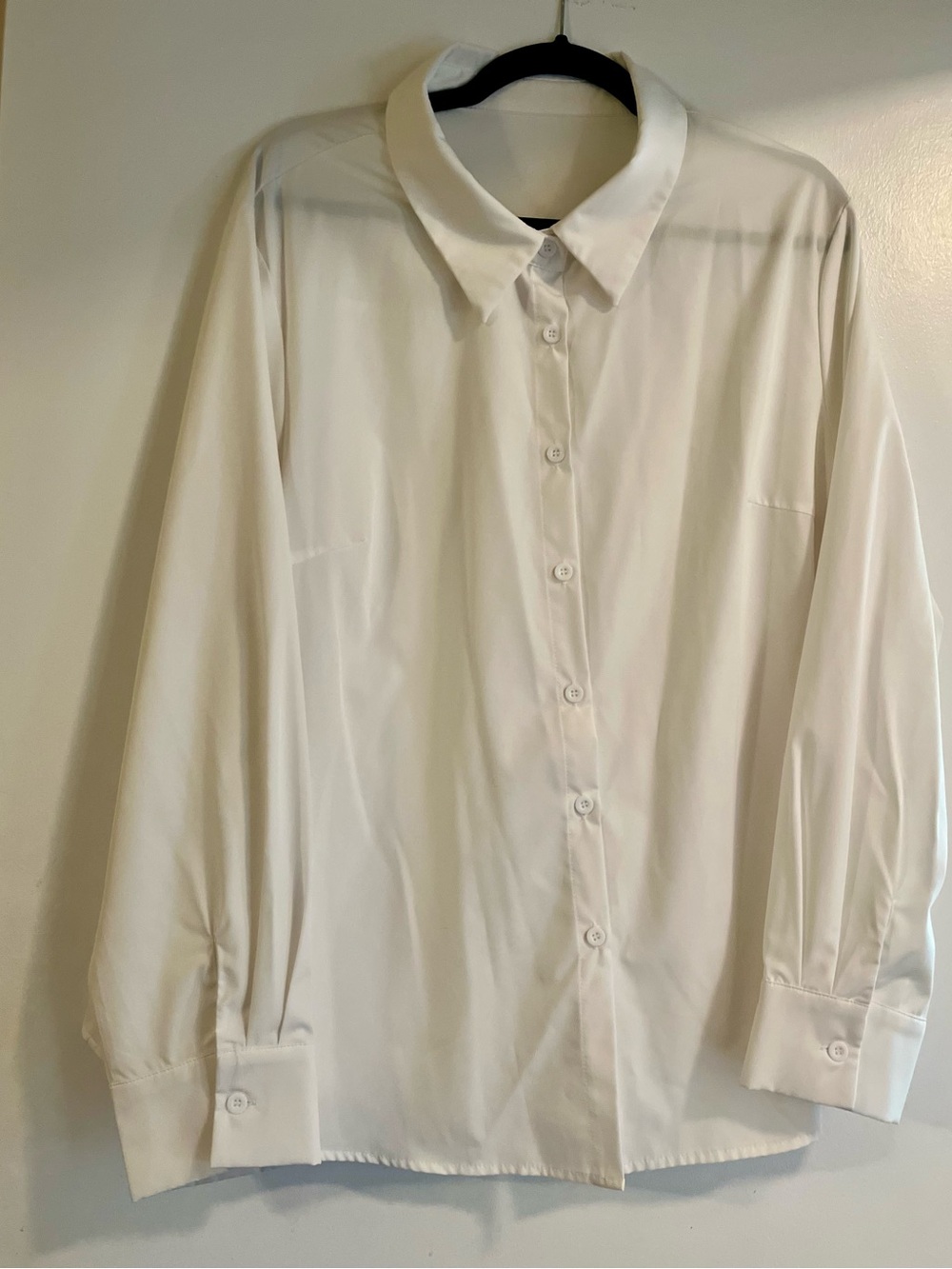 Classic White Women’s Button-Up Shirt